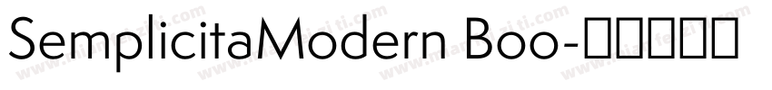 SemplicitaModern Boo字体转换